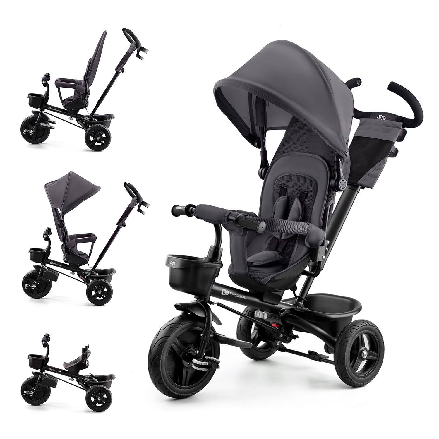 Kinderkraft Aveo Tricycle Bébé Évolutif, Draisienne Évolutif, Trike Bebe